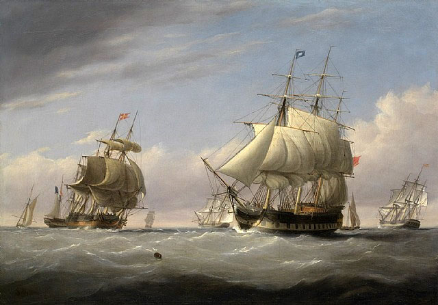 Two Decker in the English Channel